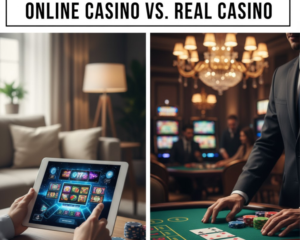 Online Casino vs. Real Casino